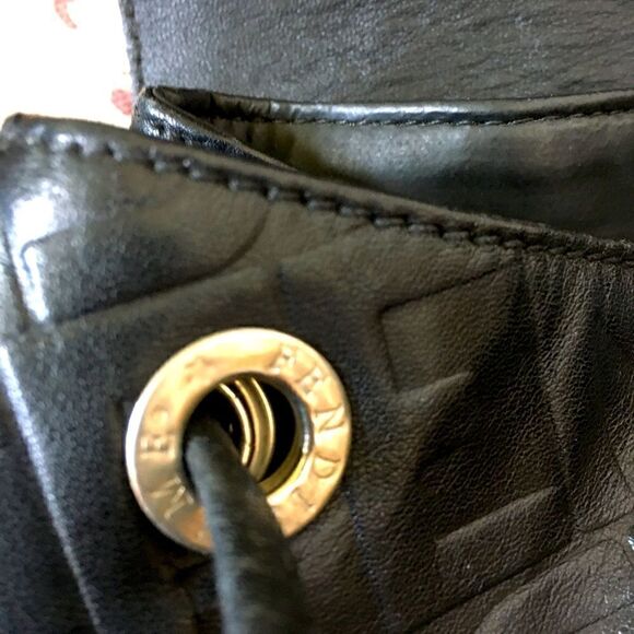 Fendissime Black leather backpack main image 13